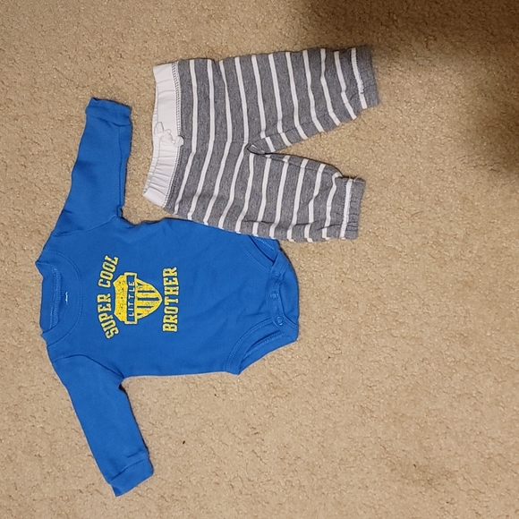 Carters Super Cool Little brother matching set - Picture 1 of 1